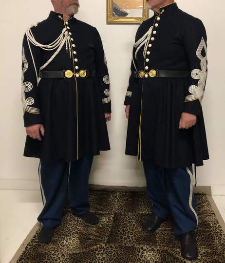 Uniformes d'officier des chasseurs à pied de la Garde Impériale, Second Empire