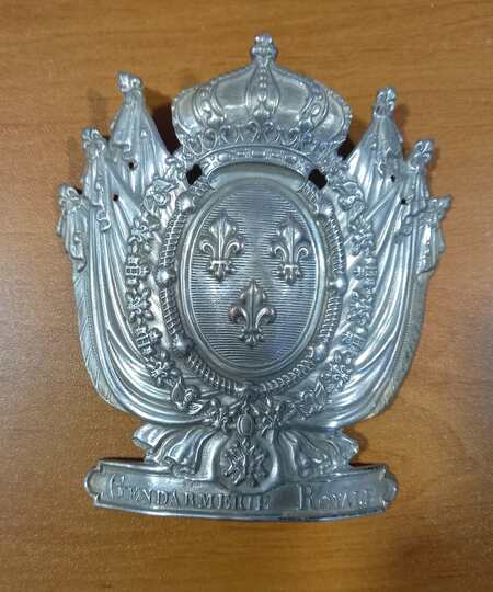 Plaque de shako de la gendarmerie royale