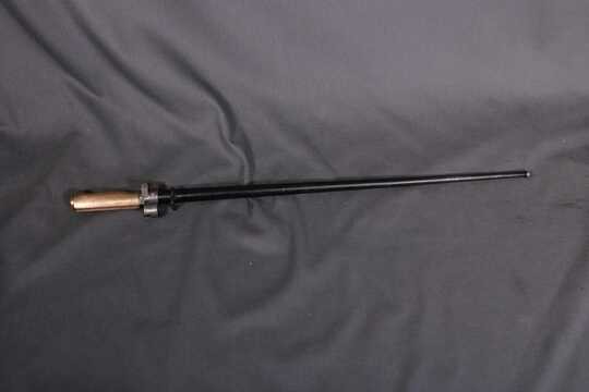 Rosalie. Baionette pour fusil Lebel. Quillon supprimé. Fourreau noirci