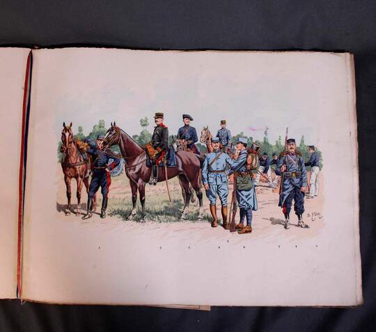 Uniformes militaires anciens et actuels, NOS SOLDATS 1914-1916. Charles Brun