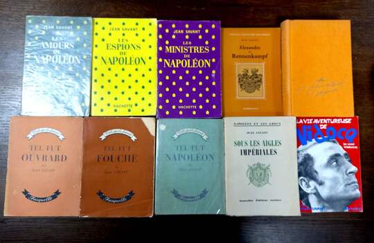 Lots de 10 livres de Jean Savant sur l'Empire. ANCIEN PRIX: 89 €