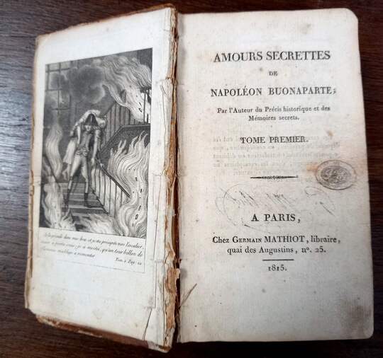 Amour secrettes de Napoléon Buonaparte. Édition 1815
