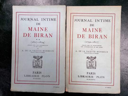 Mémoires d'Empire - Journal intime de Maine de Biran. 