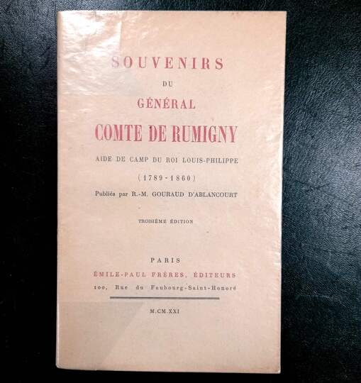 Mémoires d'Empire - Souvenirs du général comte de Rumigny