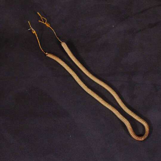 Longue Torsade Or Oxydé - 0.7*39 cm - Fab. Française ancienne - A l'unité