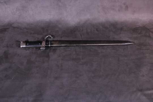 Baionette pour fusil Berthier Mousqueton 1892. Deuxième Type avec quillon 