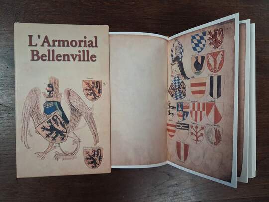 L'Armorial Bellenville. Éditions du Gui. Numéroté 703/1000. Michel Pastoureau, Michel Popoff