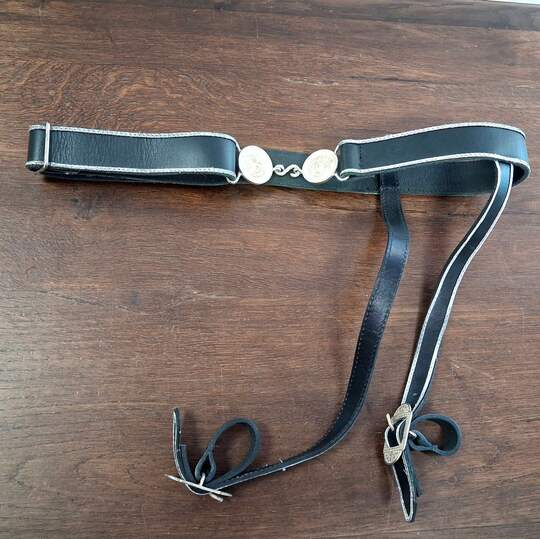 Ceinturon porte sabre d'officier à boutons 