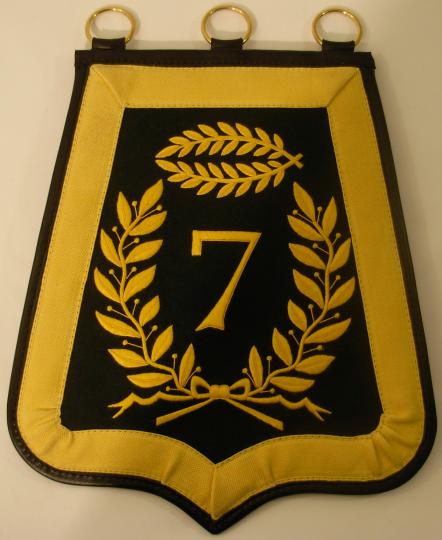 Sabretache du 7e hussard - Troupe Empire