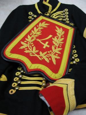 Sabretache du 4 ème hussard troupe - Empire